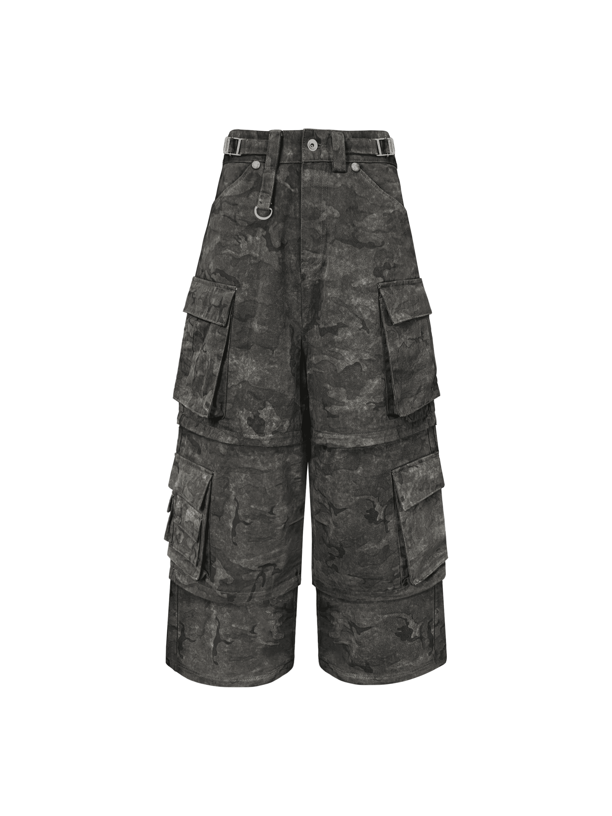 Detachable Camo Cargo Pants - TecNineGroup