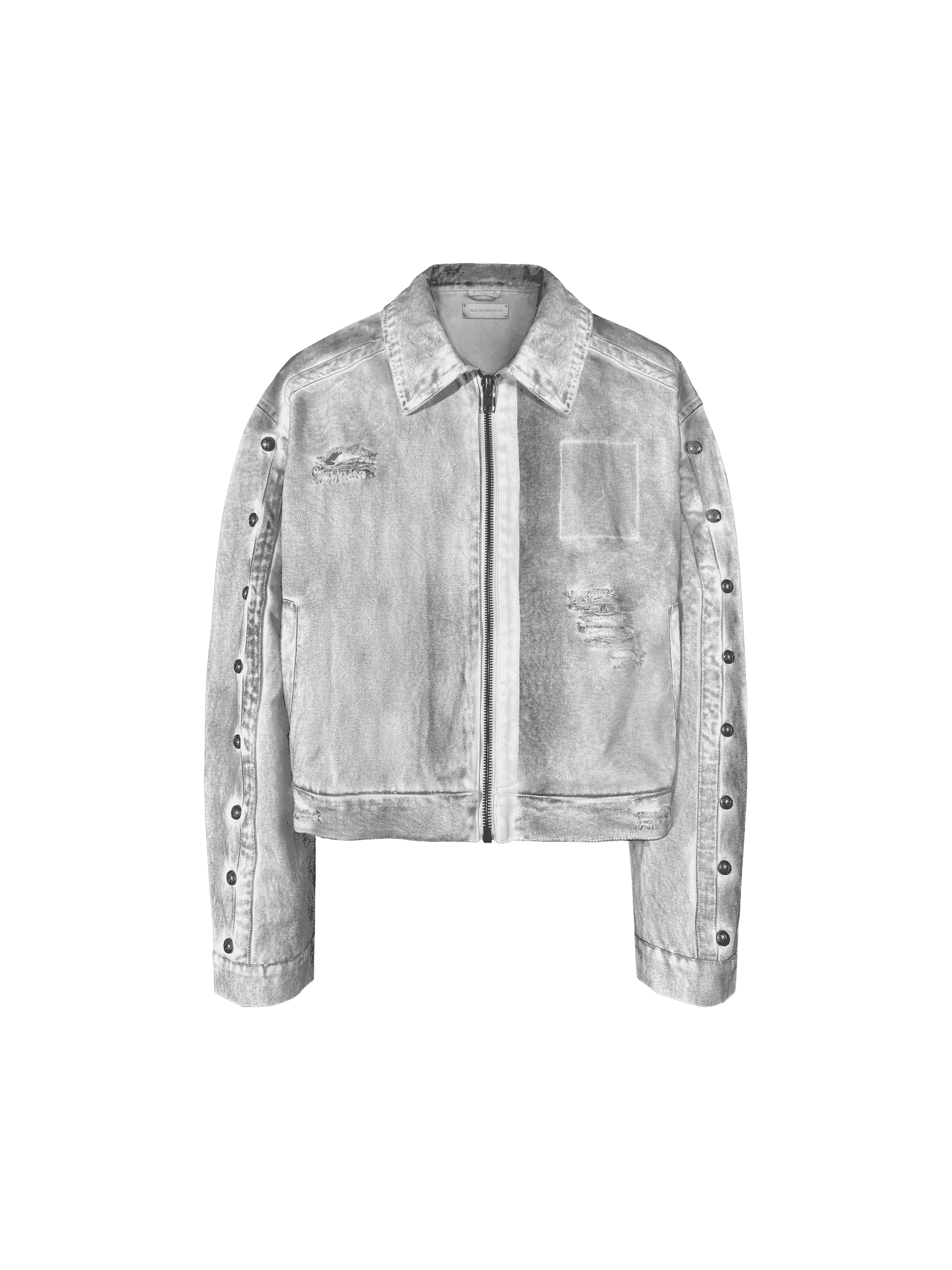 Gesso Distressed Jacket - TecNineGroup