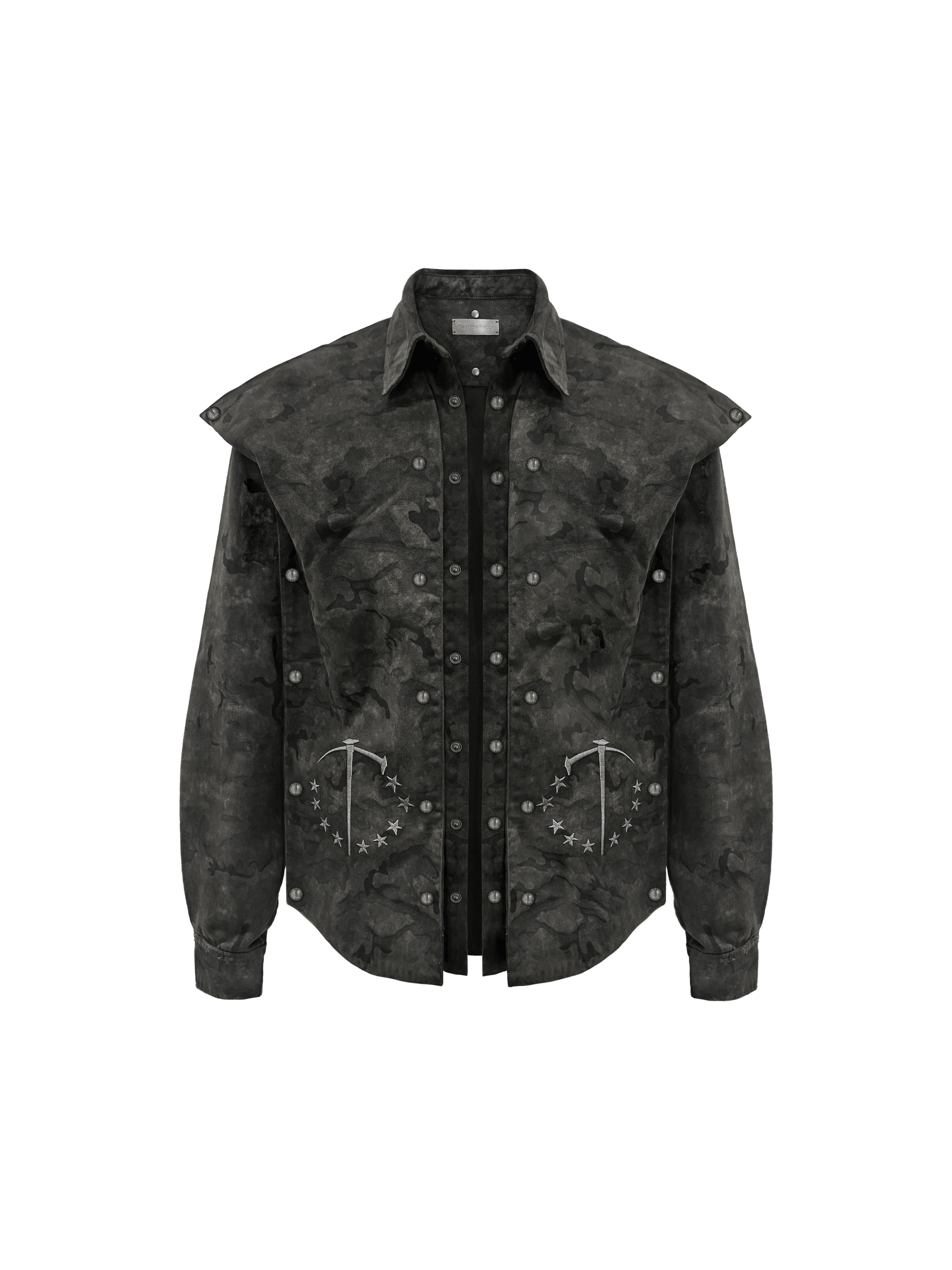 Camo Rivet Shirt Jacket