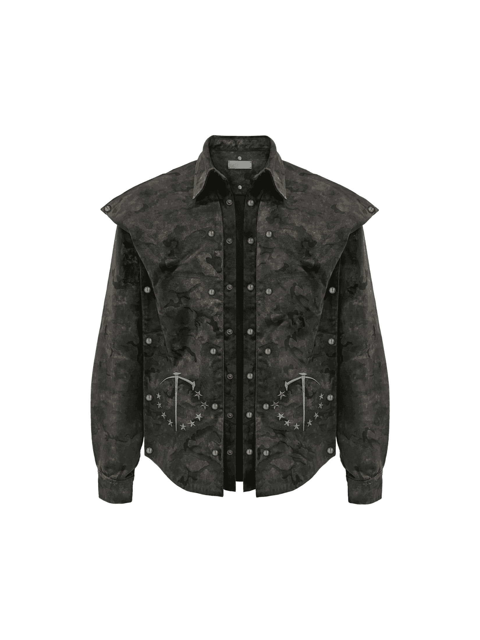 Camo Rivet Shirt Jacket - TecNineGroup