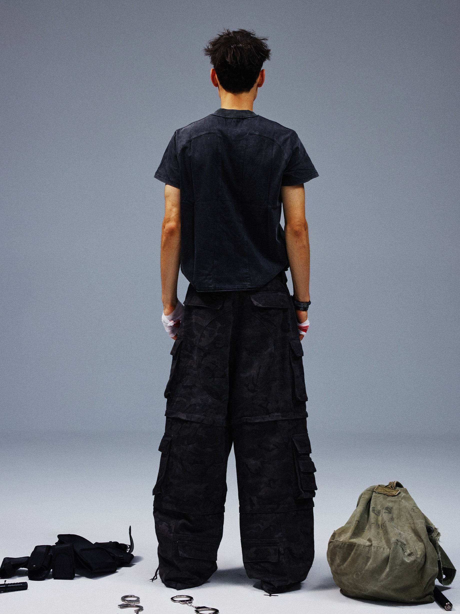Detachable Camo Cargo Pants - TecNineGroup