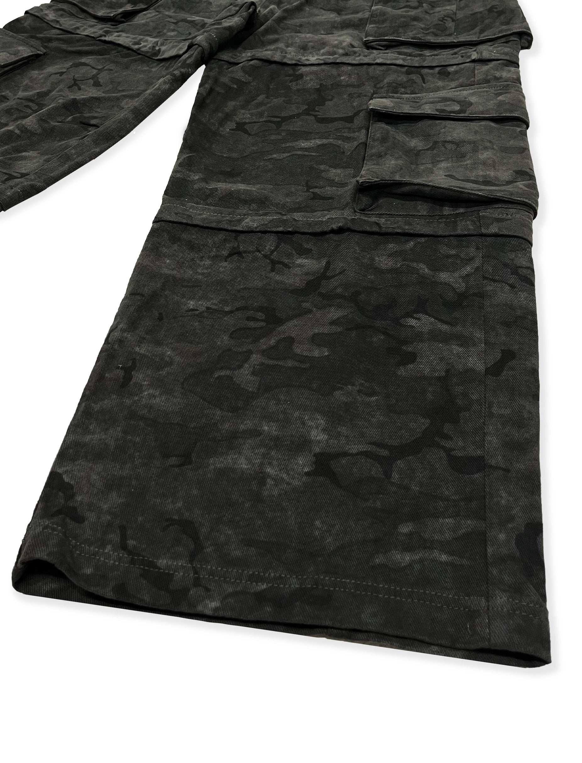 Detachable Camo Cargo Pants - TecNineGroup