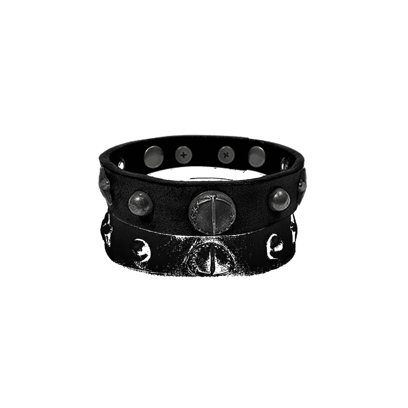 Heart of Rock Leather Bracelet - TecNineGroup
