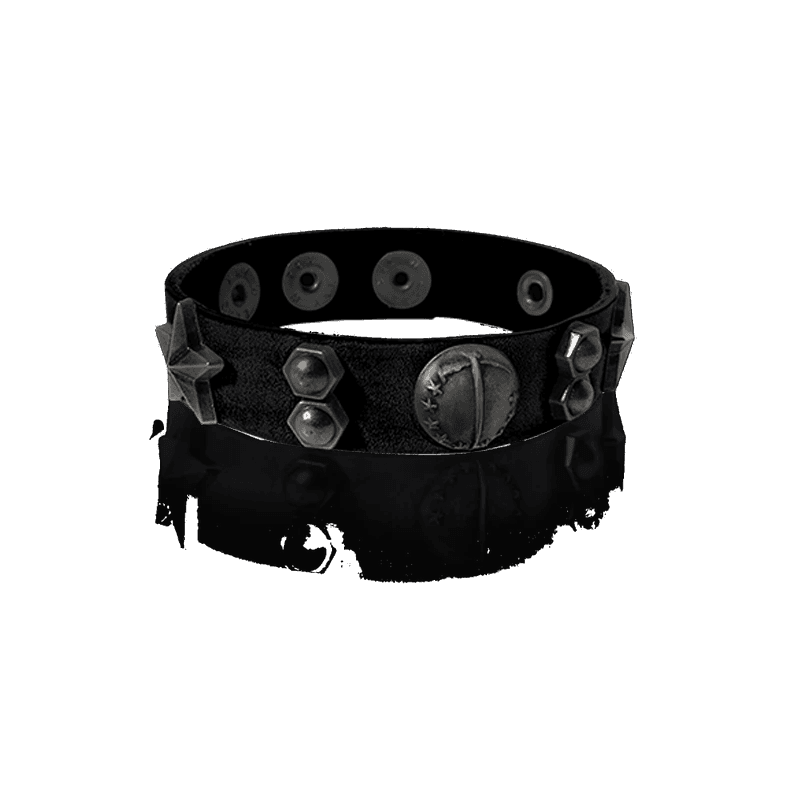 Heart of Rock Leather Bracelet - TecNineGroup
