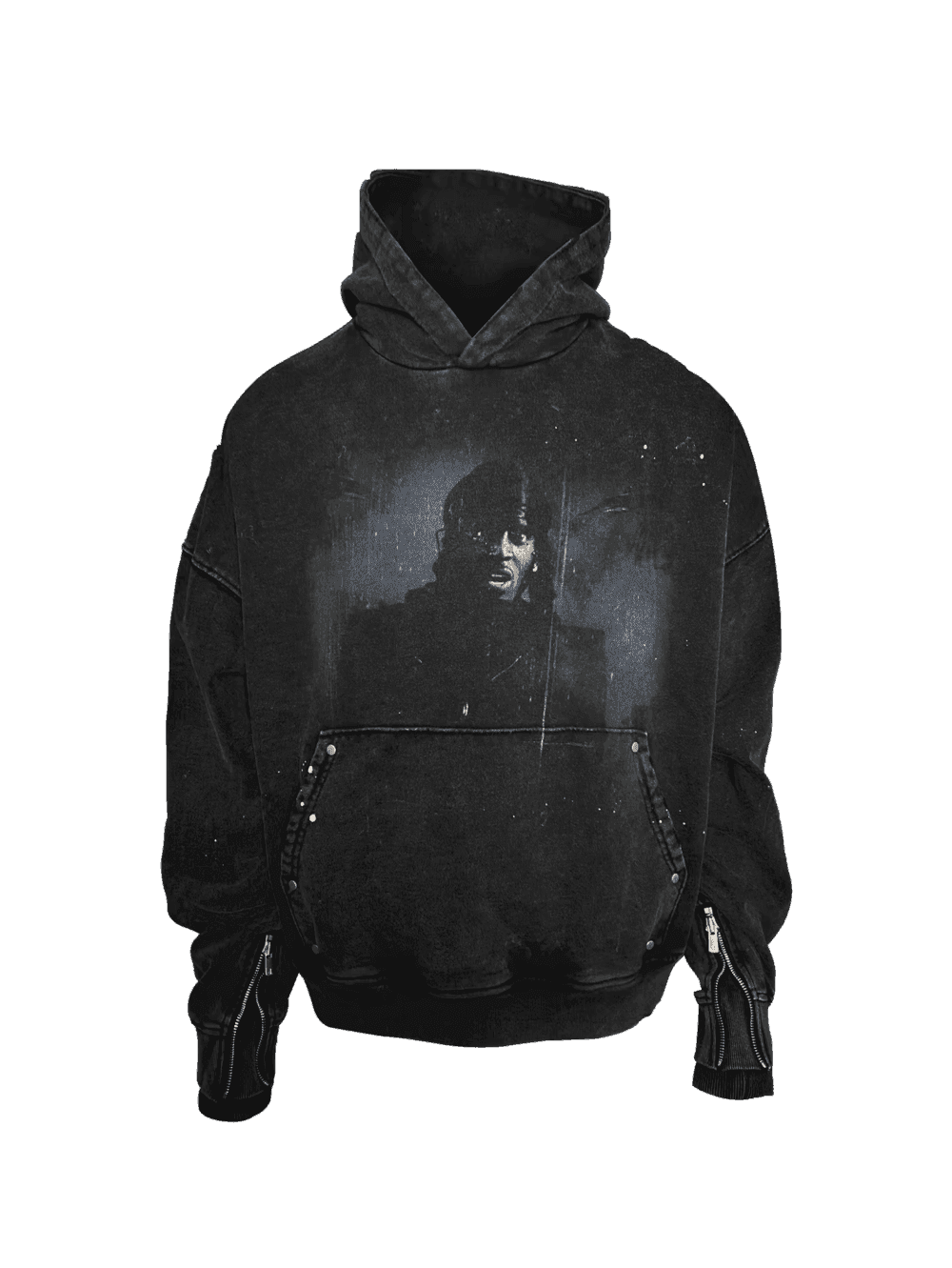 Distressed Hoodie - TecNineGroup