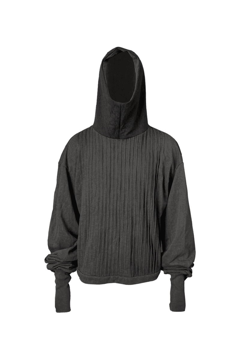 Pleated Panel Hoodie - TecNineGroup