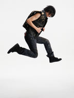 NINE-STAR PLEATED JEANS