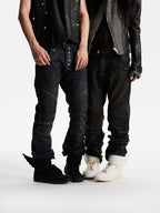 NINE-STAR PLEATED JEANS
