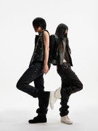 NINE-STAR PLEATED JEANS
