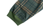 PLAID MONOGRAM ANTI-WAR AK PRINT LONG SLEEVE