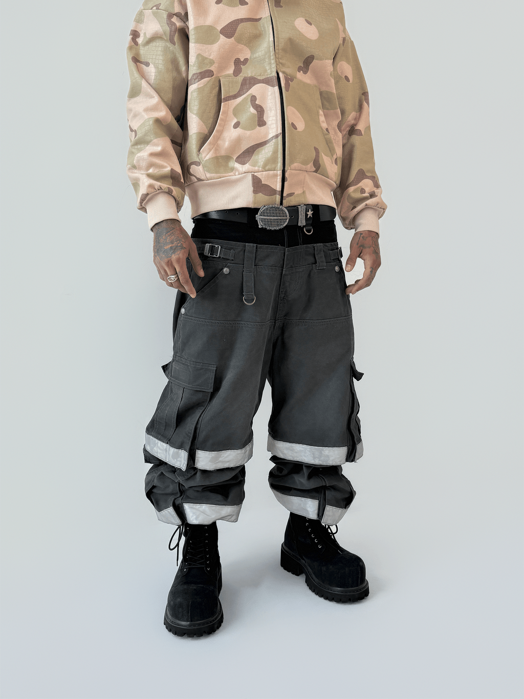 Dark Gray Cargo Pants