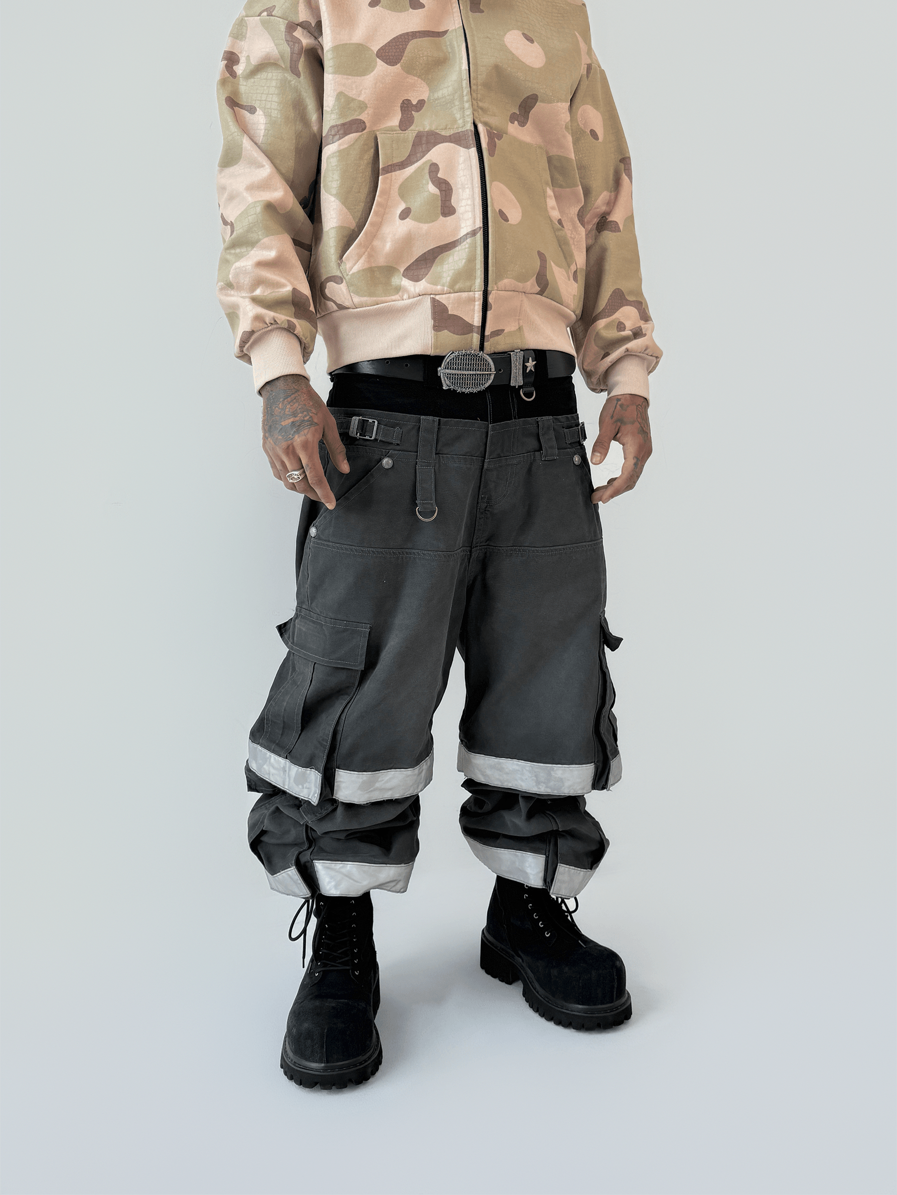 Dark Gray Cargo Pants