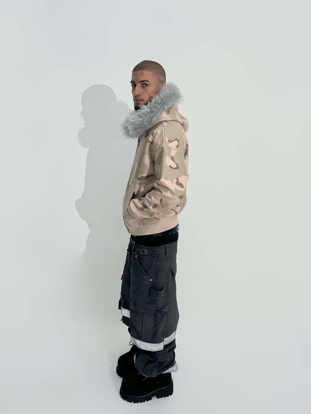 Dark Gray Cargo Pants