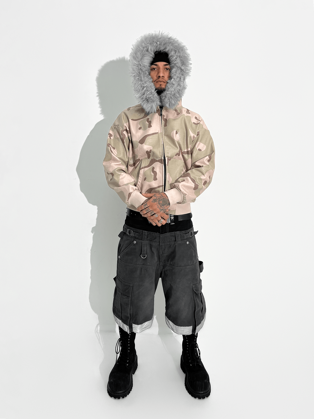 Dark Gray Cargo Pants