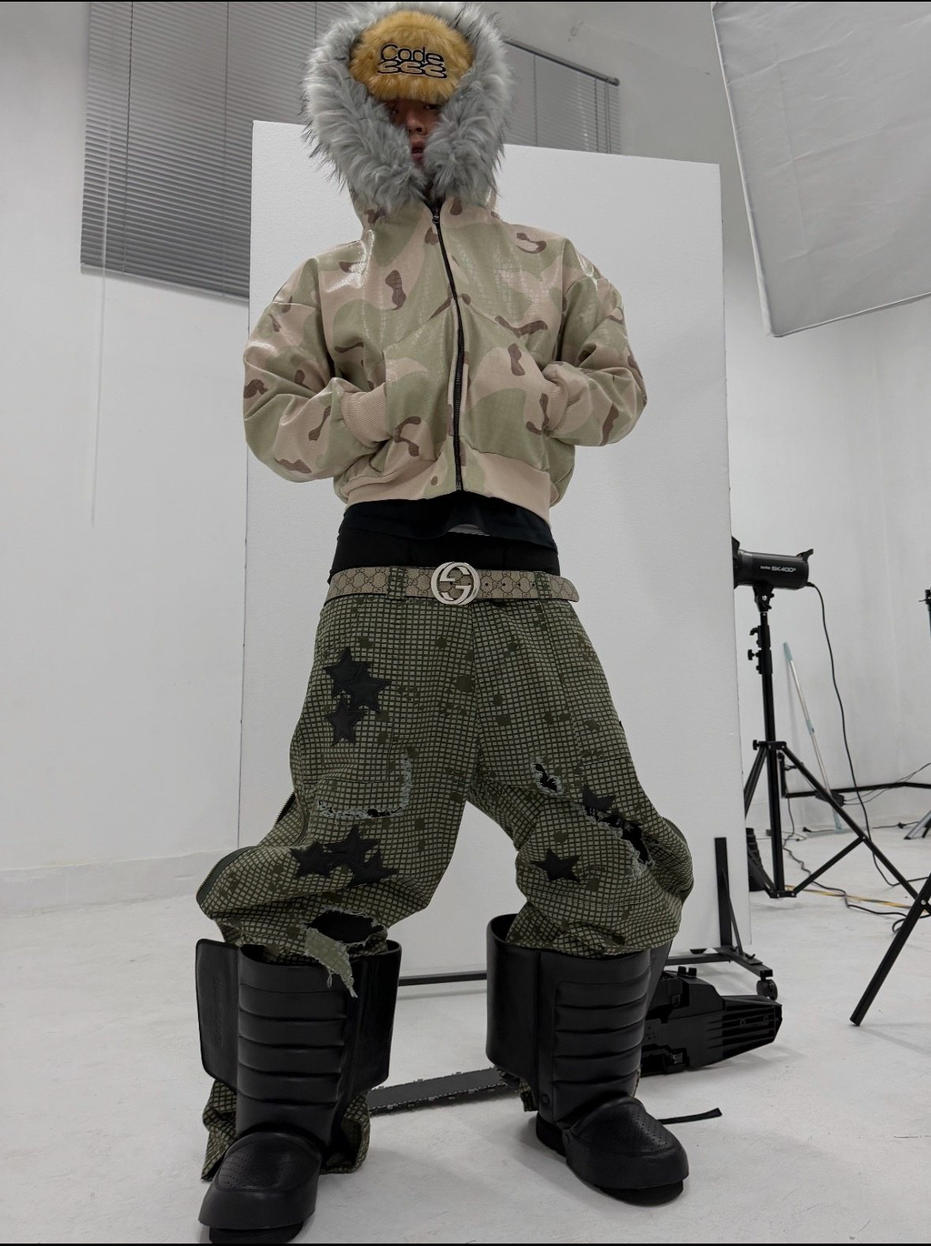 Serpentine Camo Hoodie