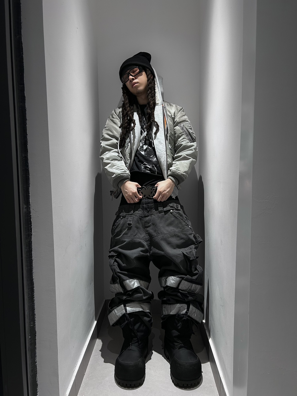 Dark Gray Cargo Pants