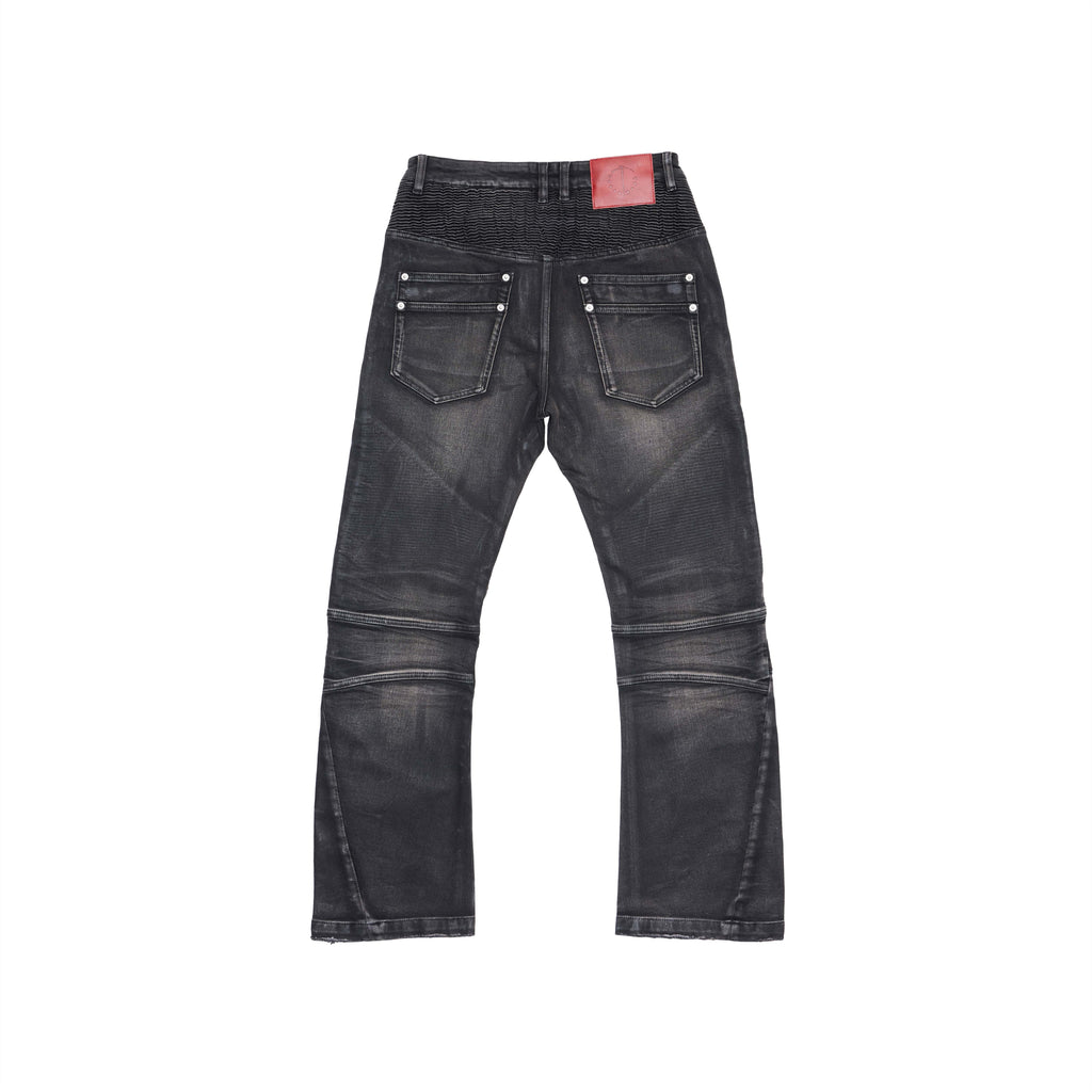 NINE-STAR PLEATED JEANS