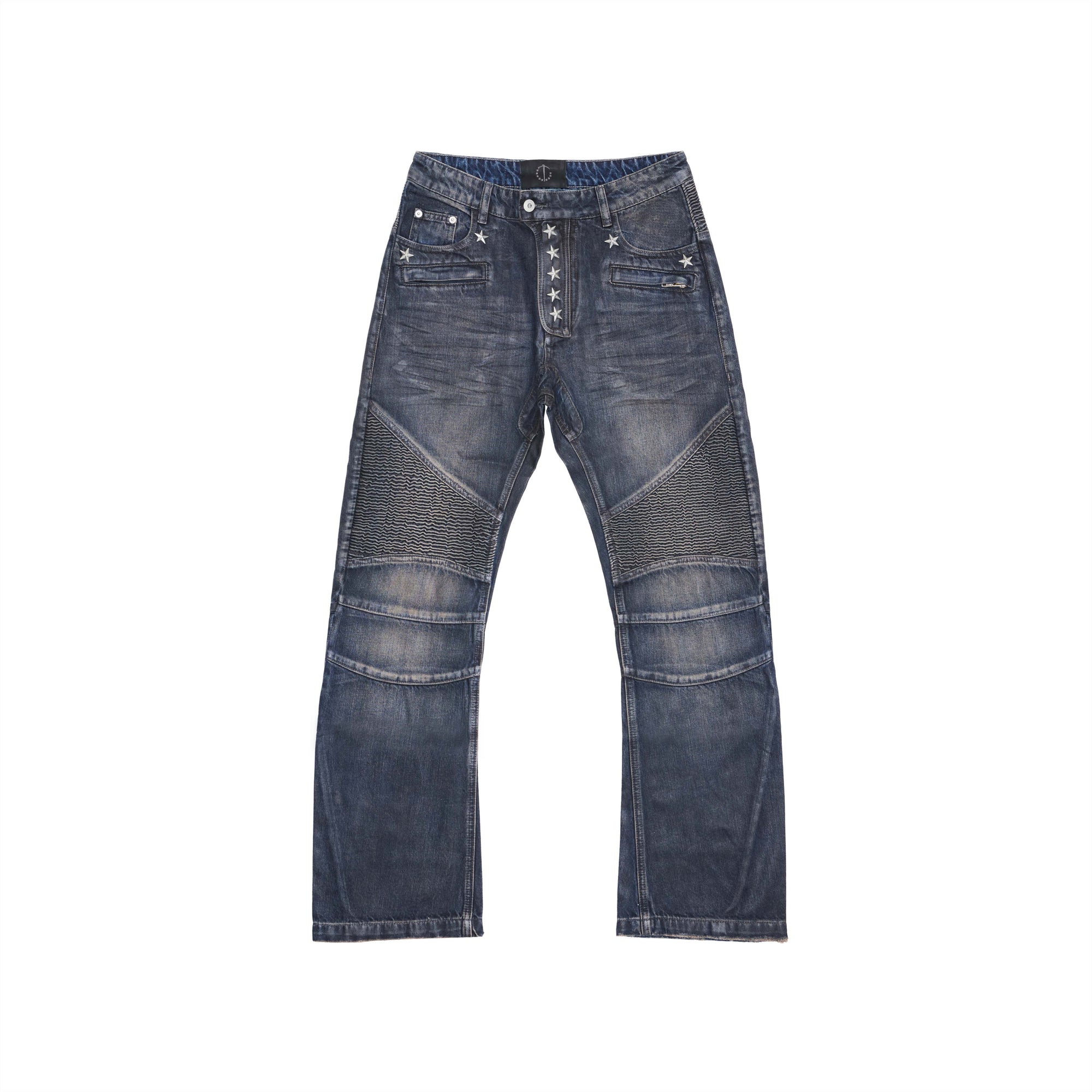 NINE-STAR PLEATED JEANS
