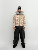 DRILL WAXED JEANS