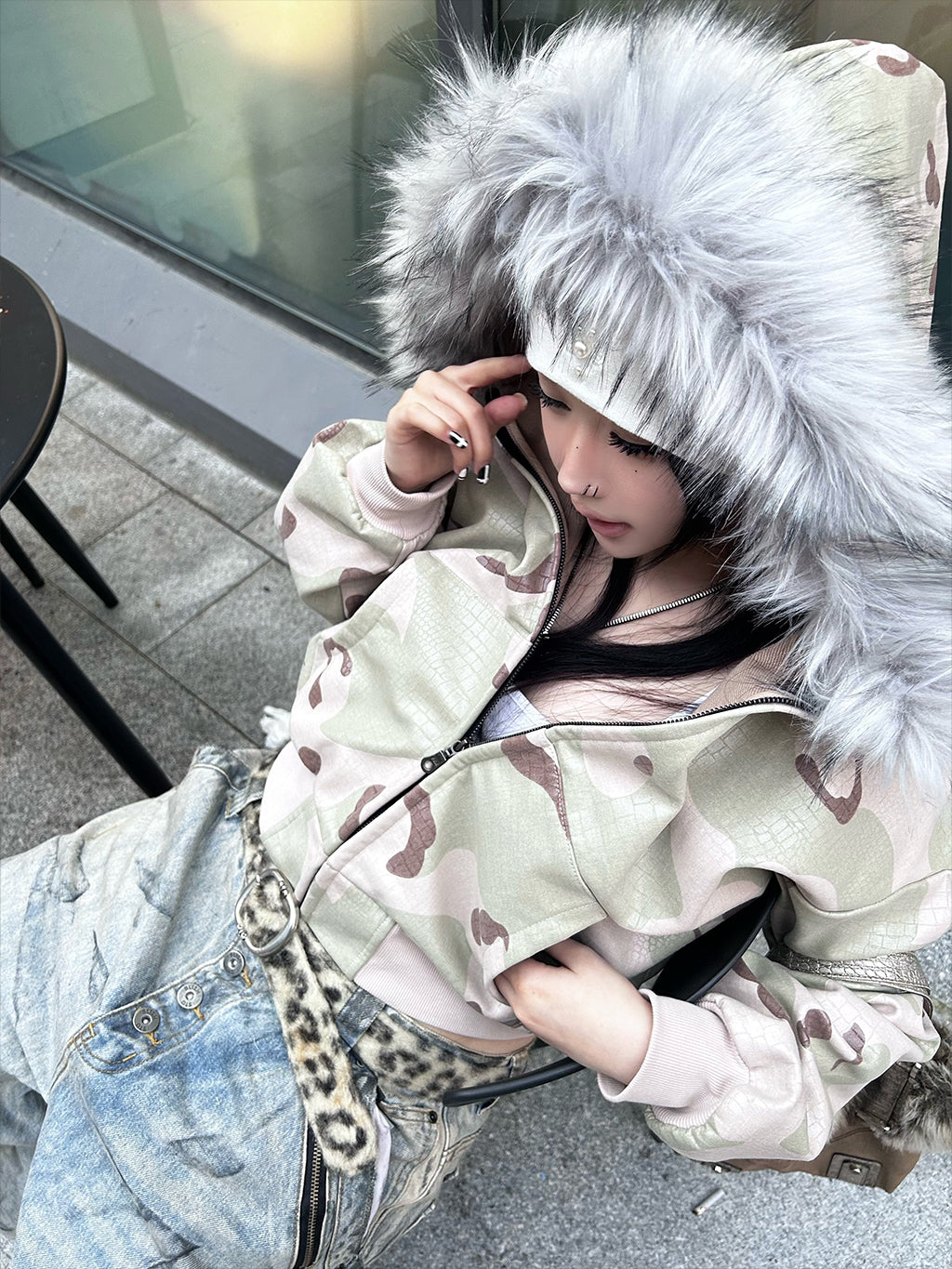 Serpentine Camo Hoodie