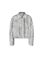 Gesso Distressed Jacket - TecNineGroup