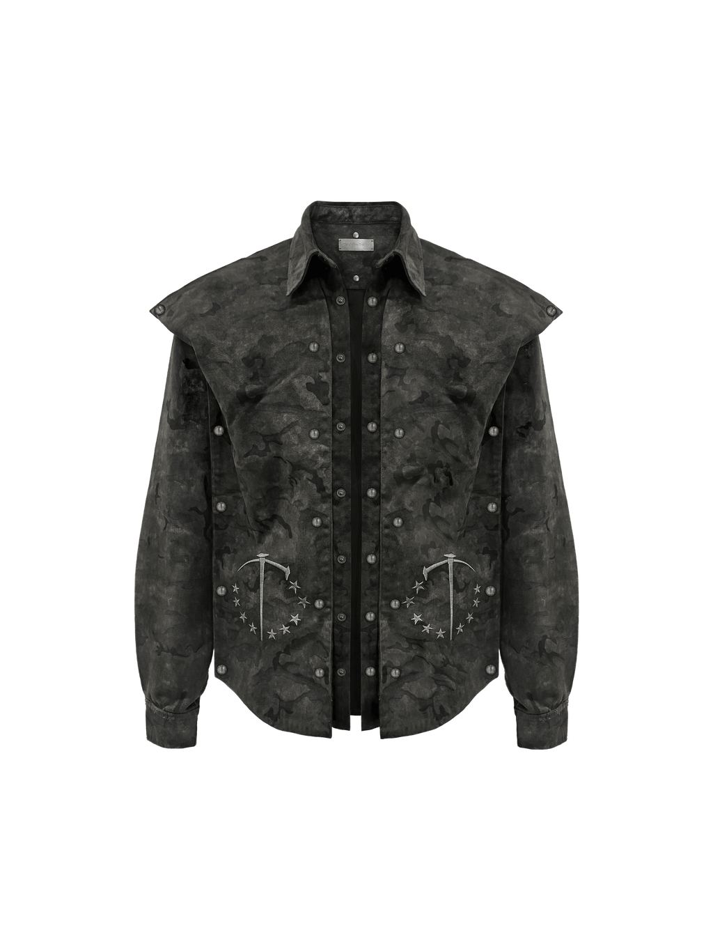 Camo Rivet Shirt Jacket