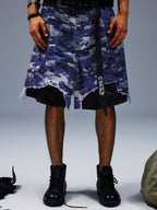 Layered Camo Shorts - TecNineGroup