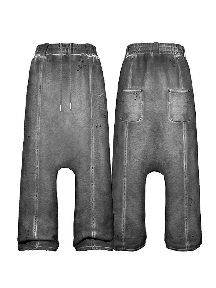Drop-Crotch Sweatpants