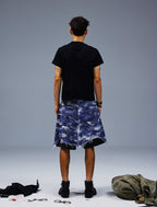 Layered Camo Shorts - TecNineGroup