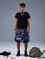 Layered Camo Shorts - TecNineGroup