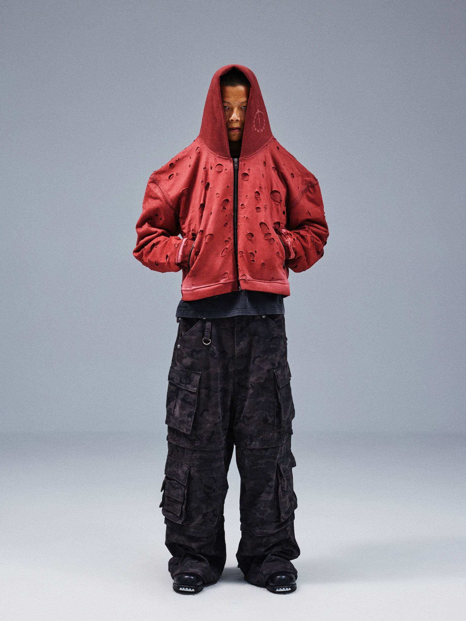 Distressed Hoodie - TecNineGroup