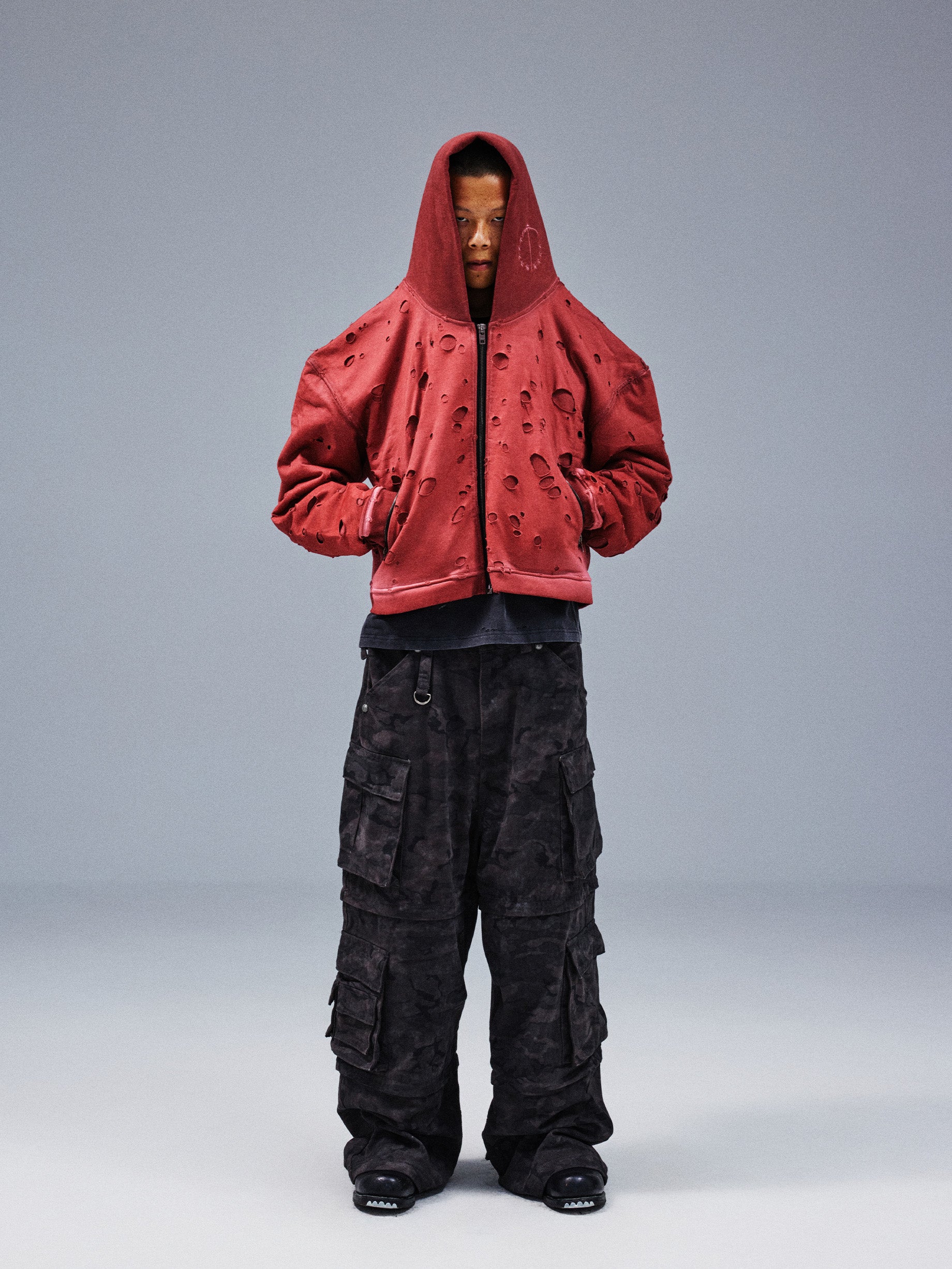 Distressed Hoodie