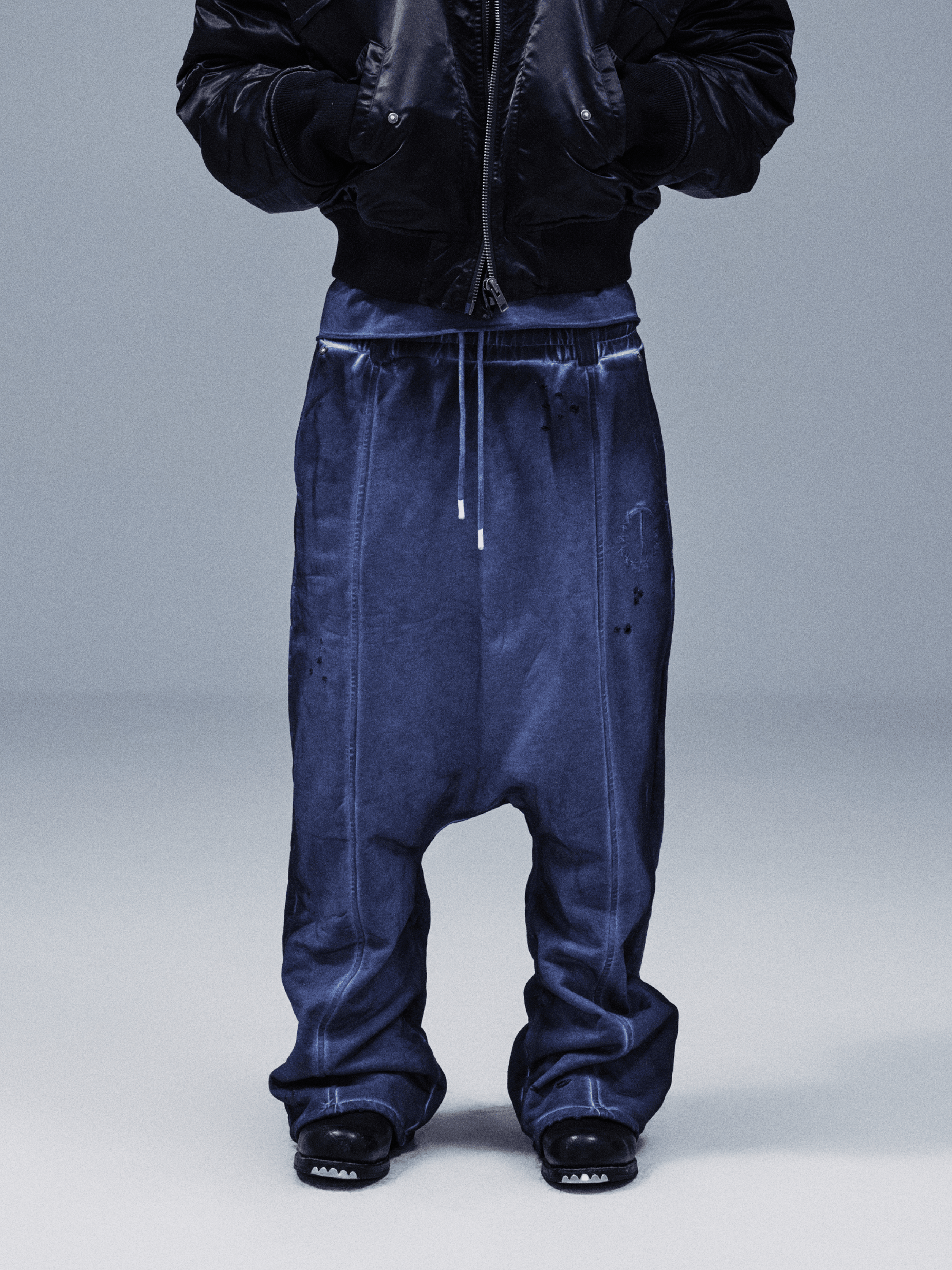 Drop-Crotch Sweatpants