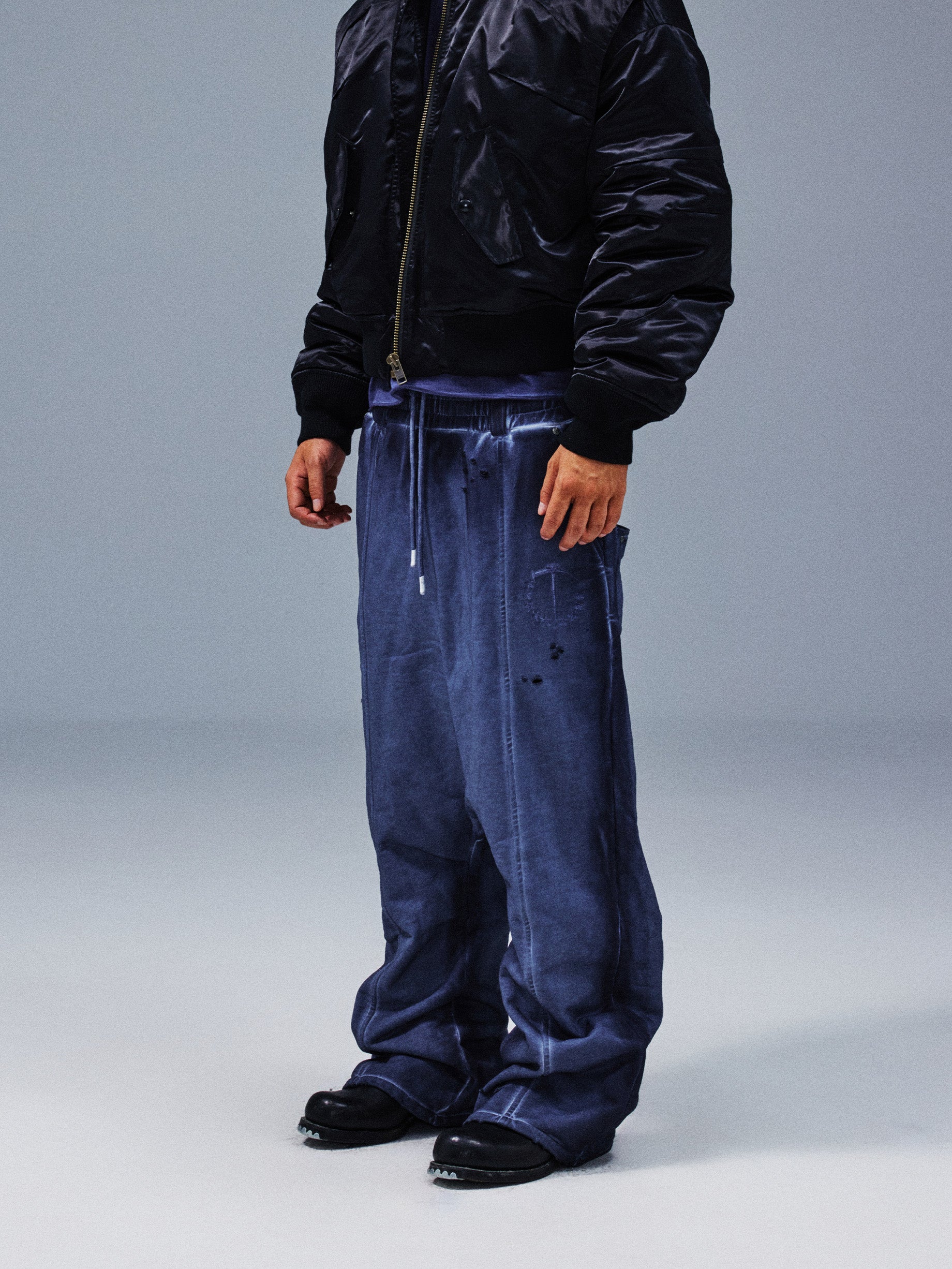 Drop-Crotch Sweatpants