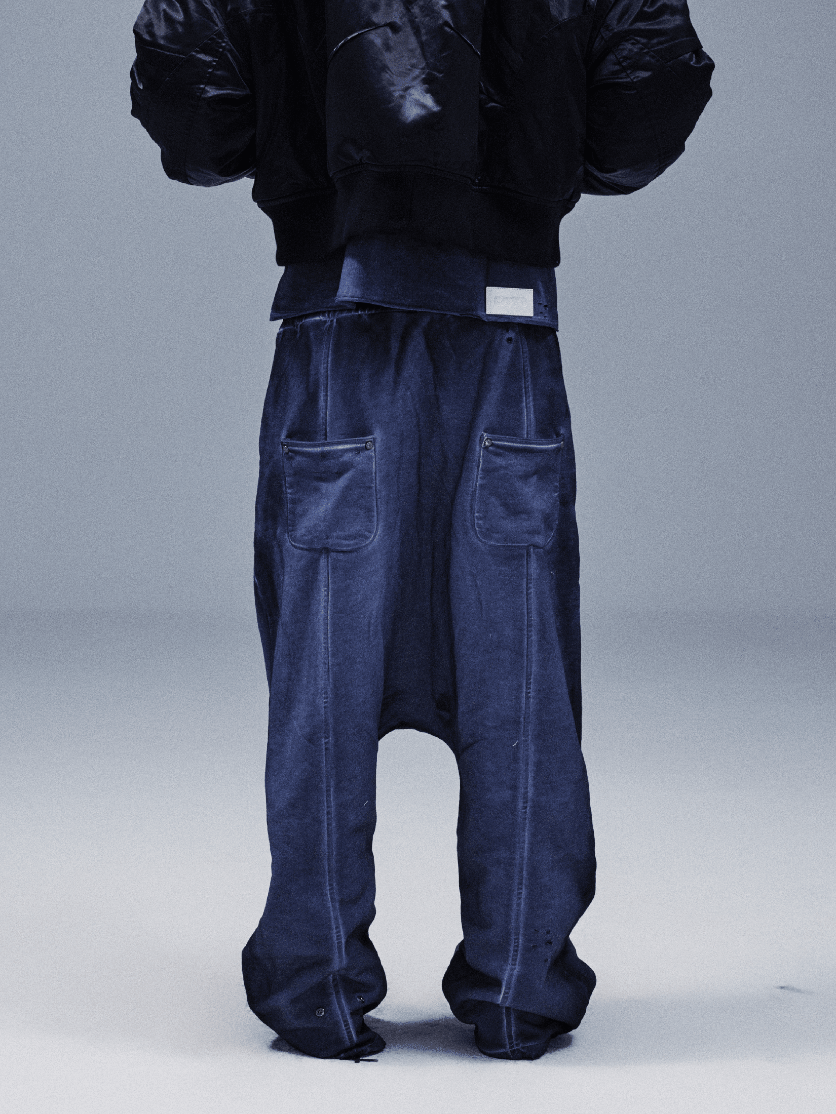 Drop-Crotch Sweatpants