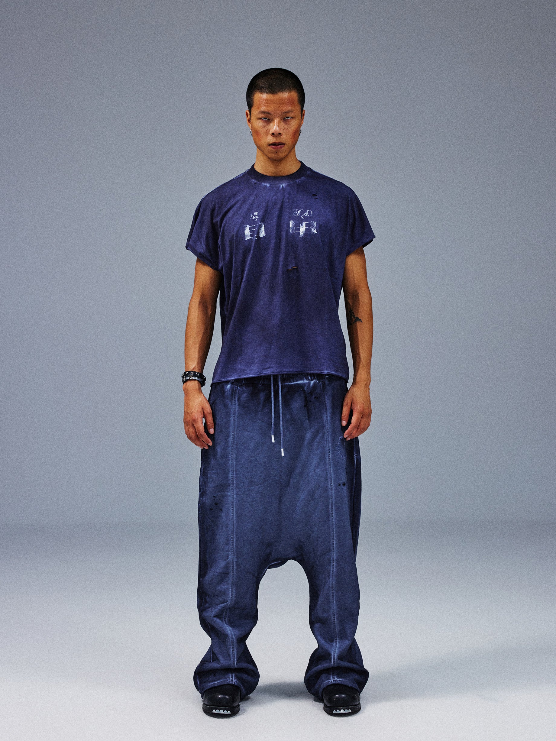 Drop-Crotch Sweatpants