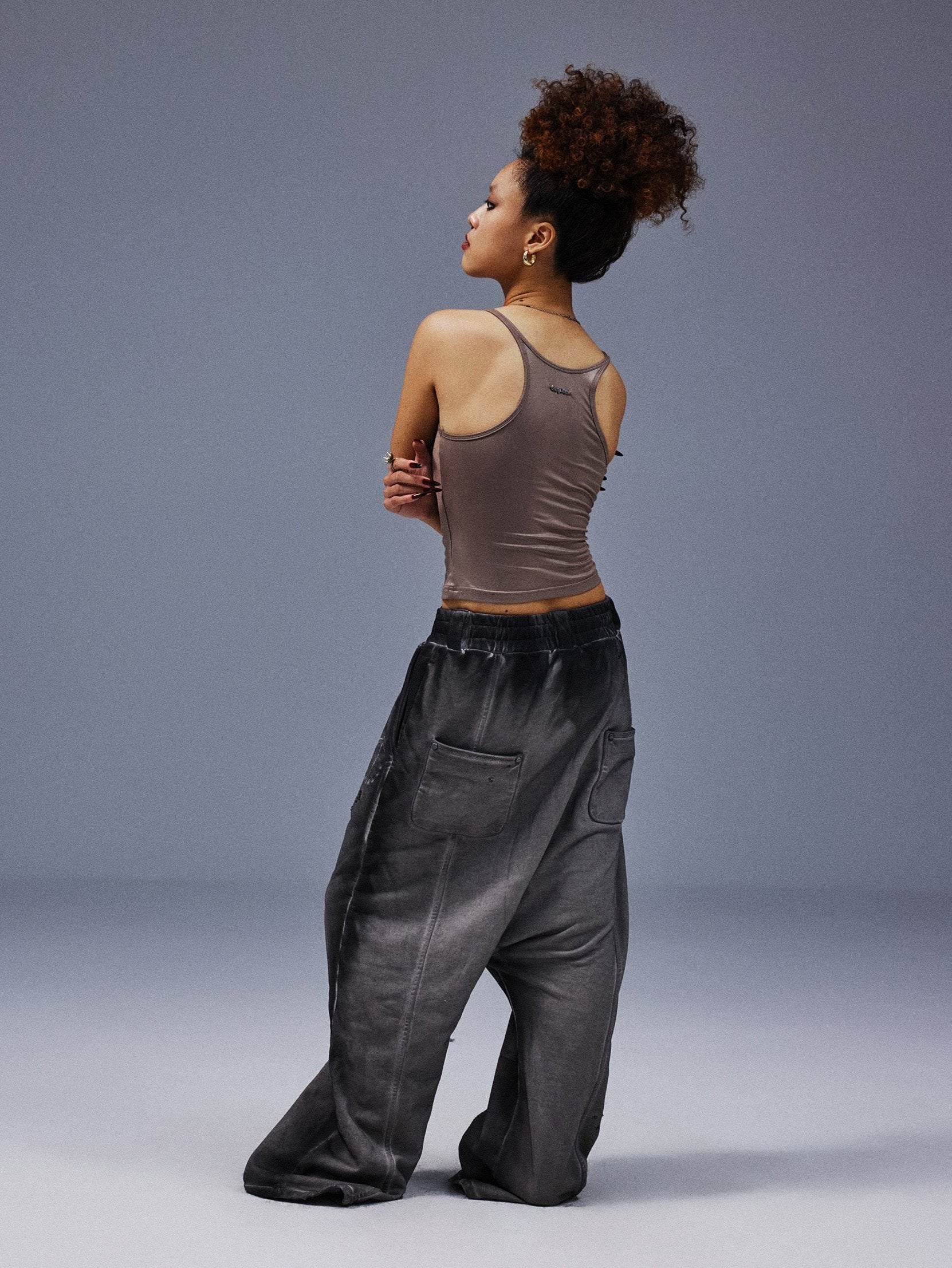 Drop-Crotch Sweatpants