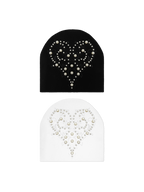 Heart Pearl Beanie