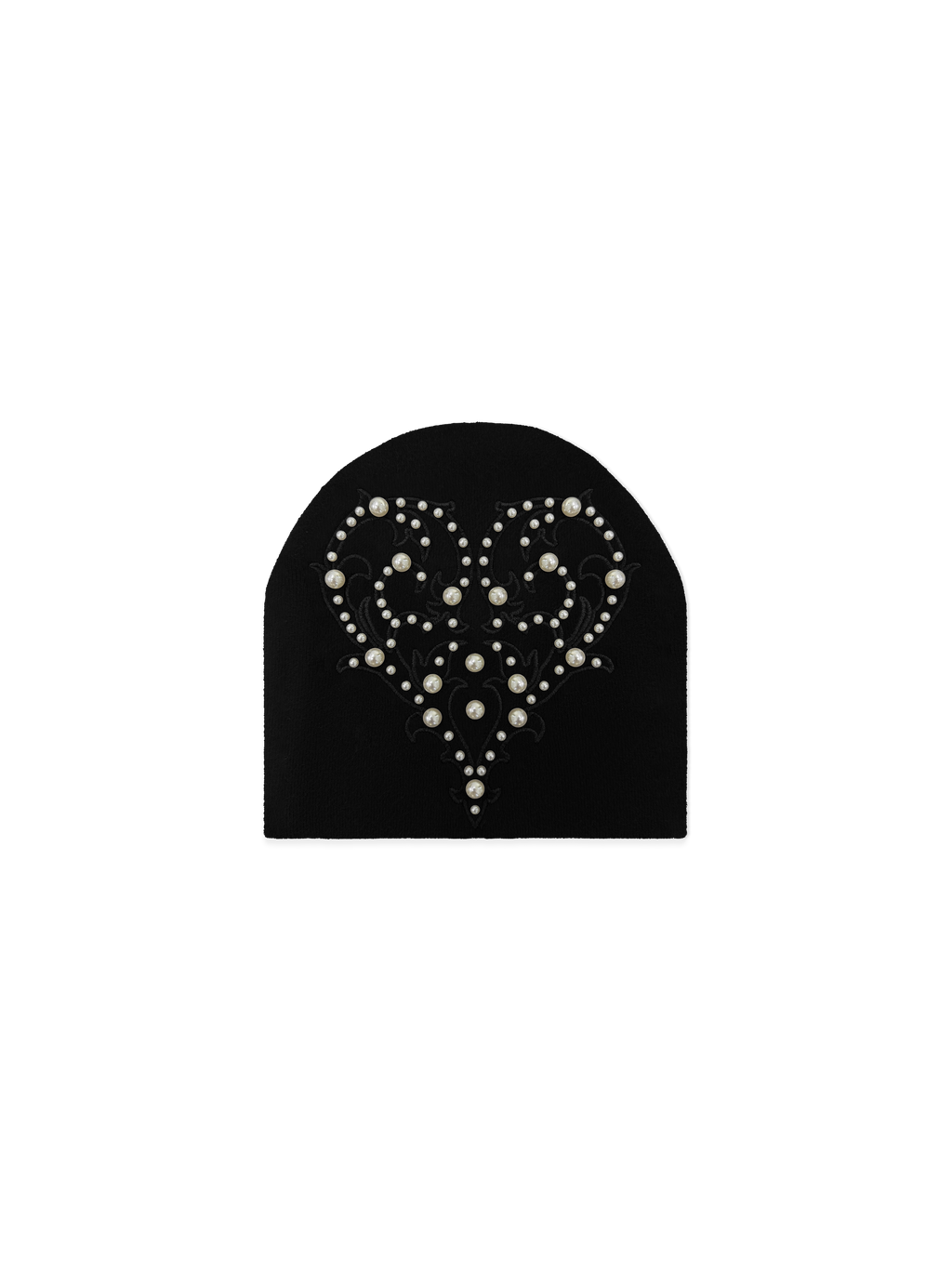 Heart Pearl Beanie