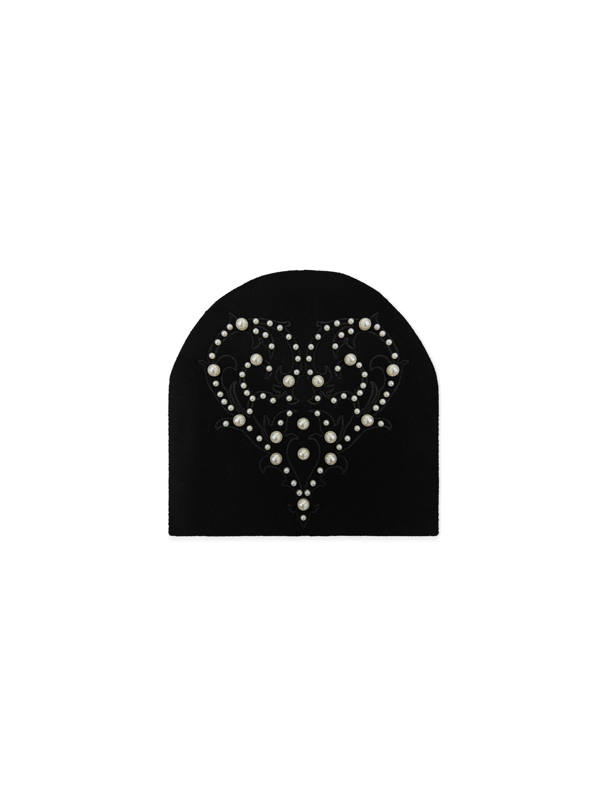 Heart Pearl Beanie