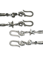 RED STAR MISSILE SKULL TROUSER CHAIN