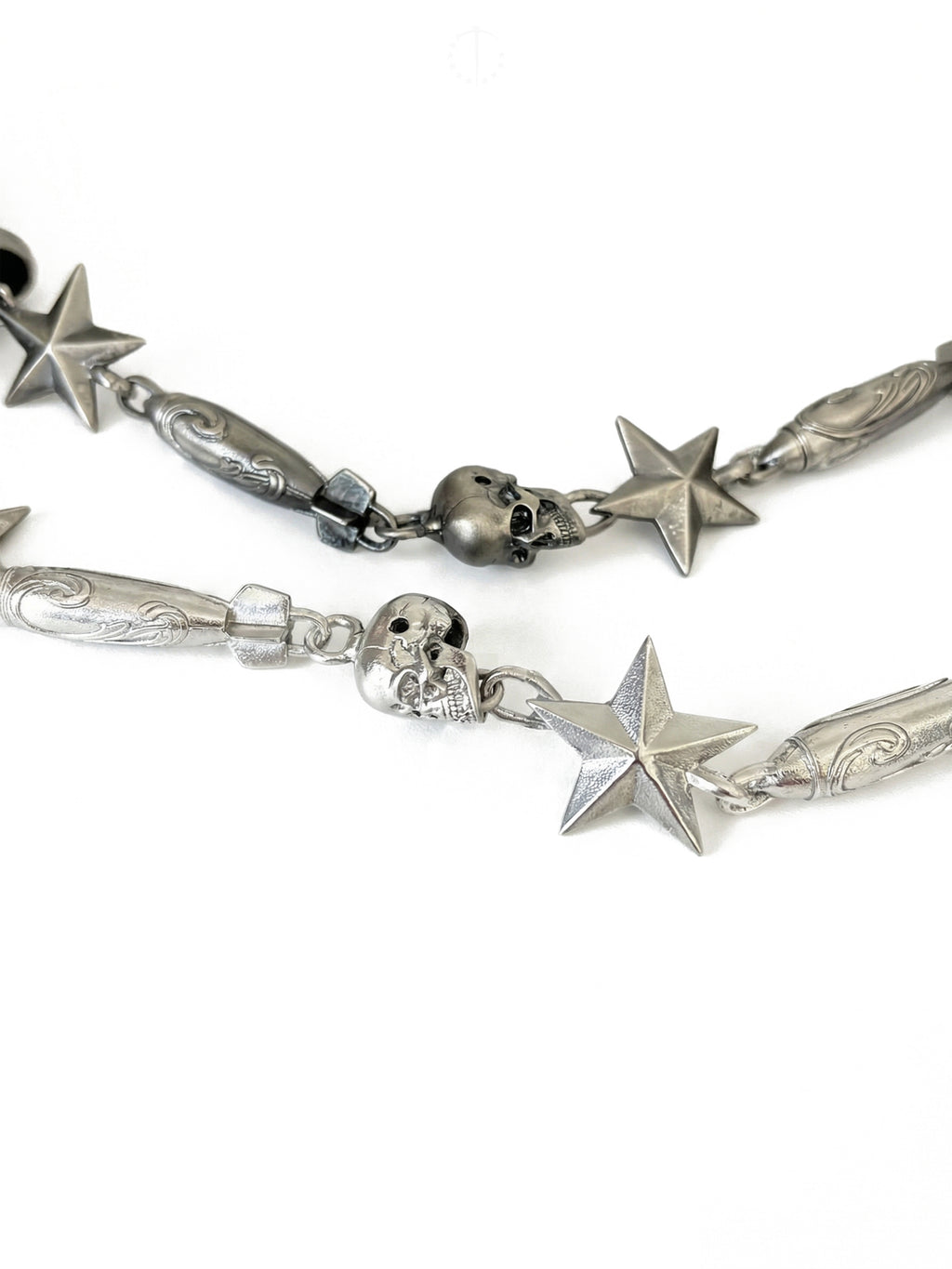 RED STAR MISSILE SKULL TROUSER CHAIN