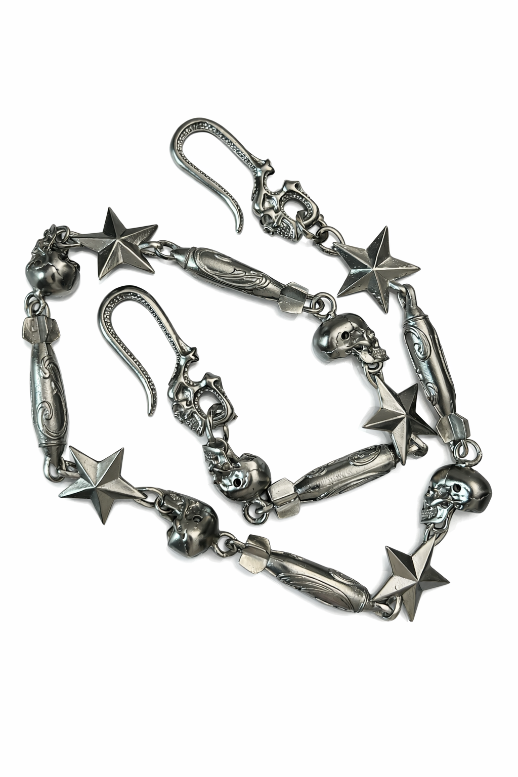 RED STAR MISSILE SKULL TROUSER CHAIN