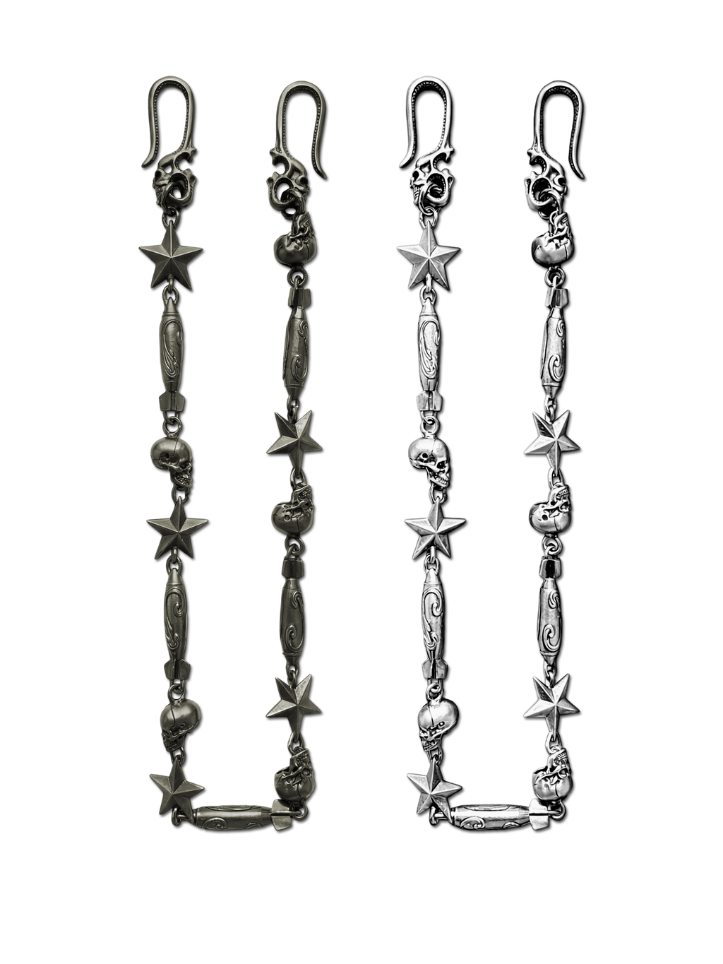 RED STAR MISSILE SKULL TROUSER CHAIN