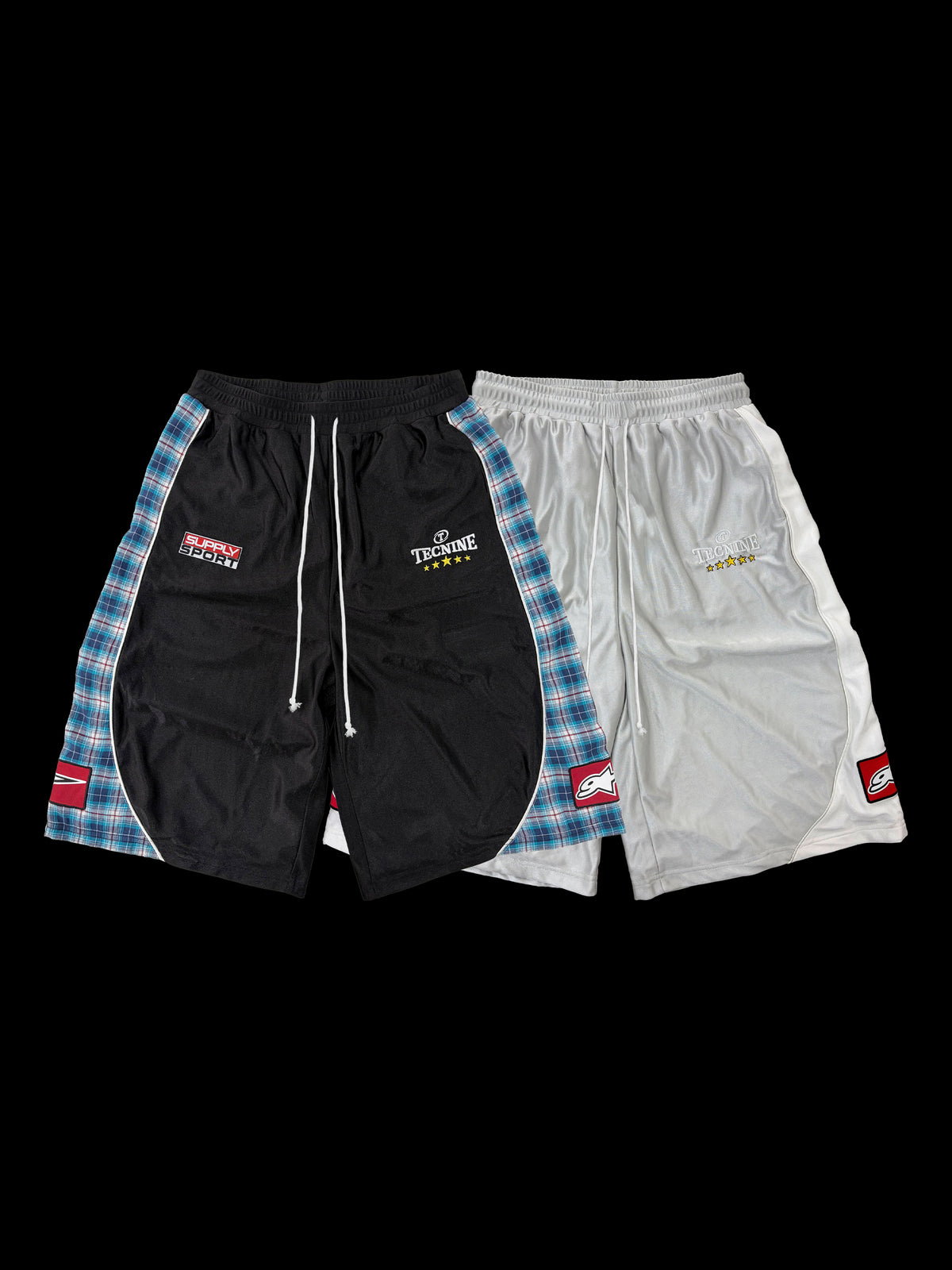 CONTRAST COLOR PANELED SPORTS PANTS