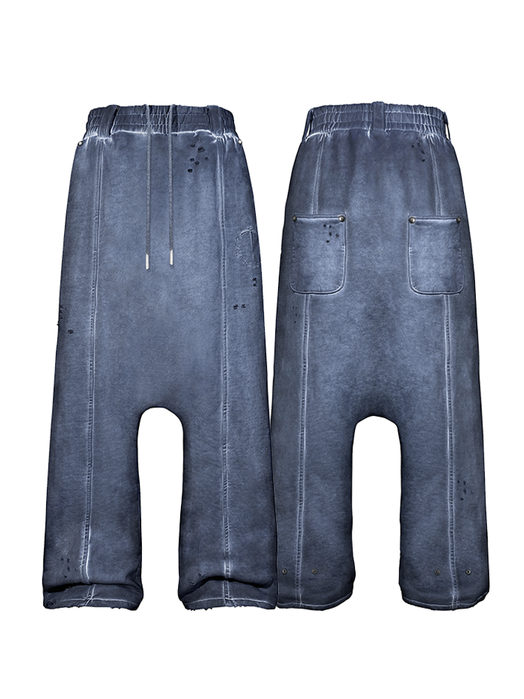 Drop-Crotch Sweatpants