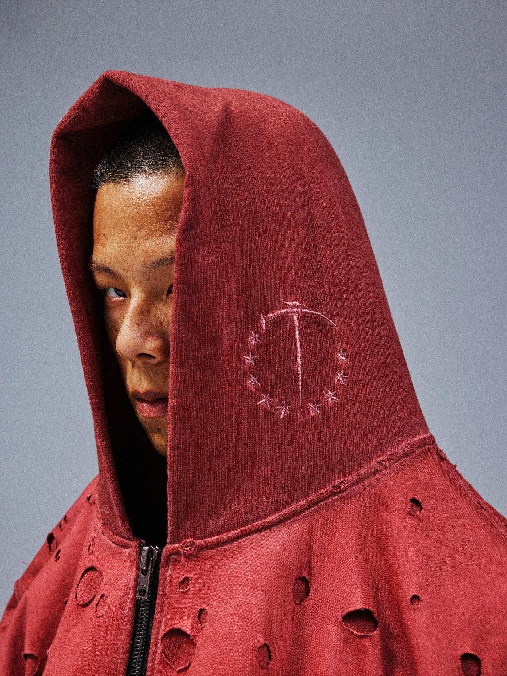 Distressed Hoodie - TecNineGroup