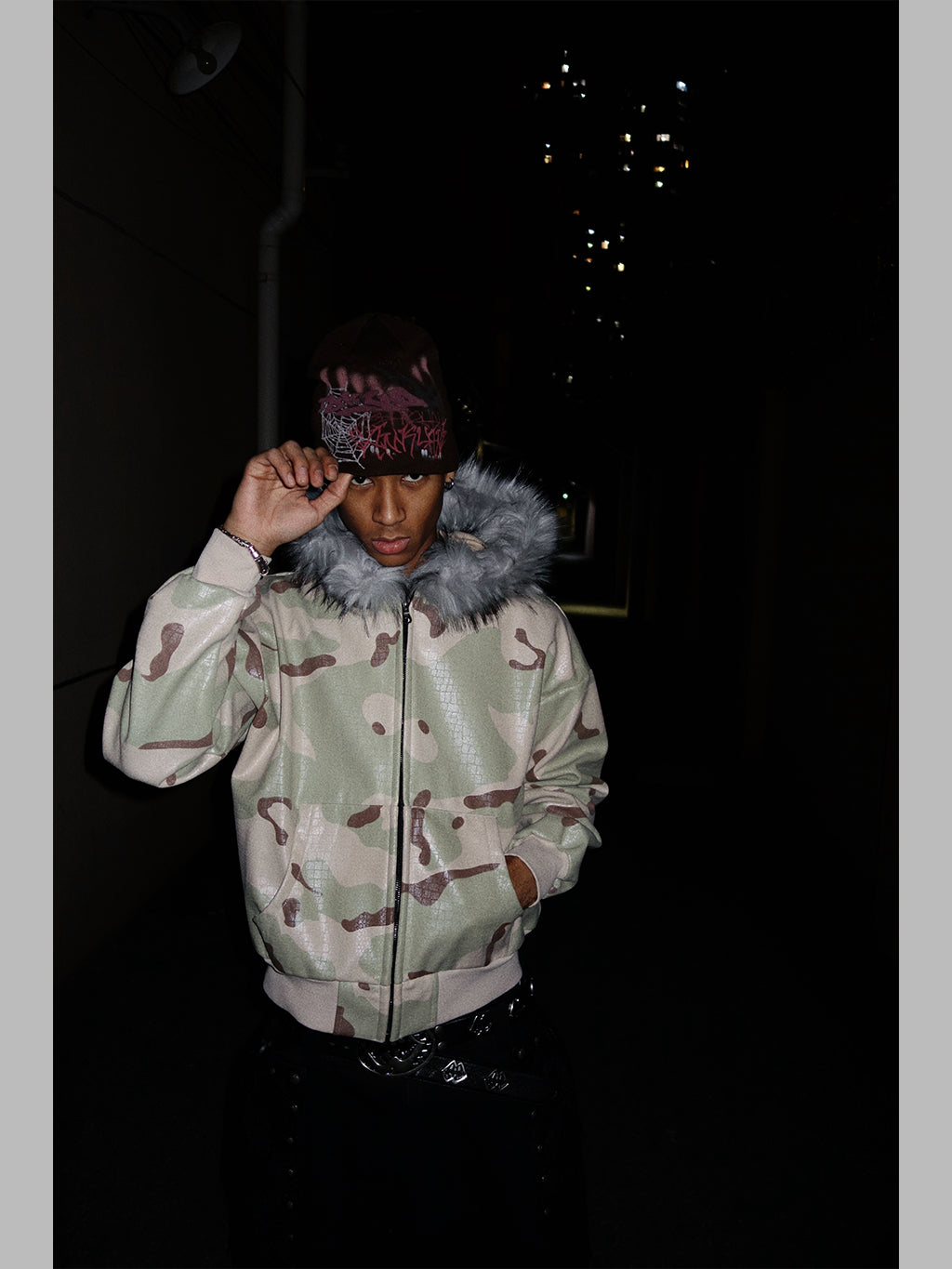 Serpentine Camo Hoodie