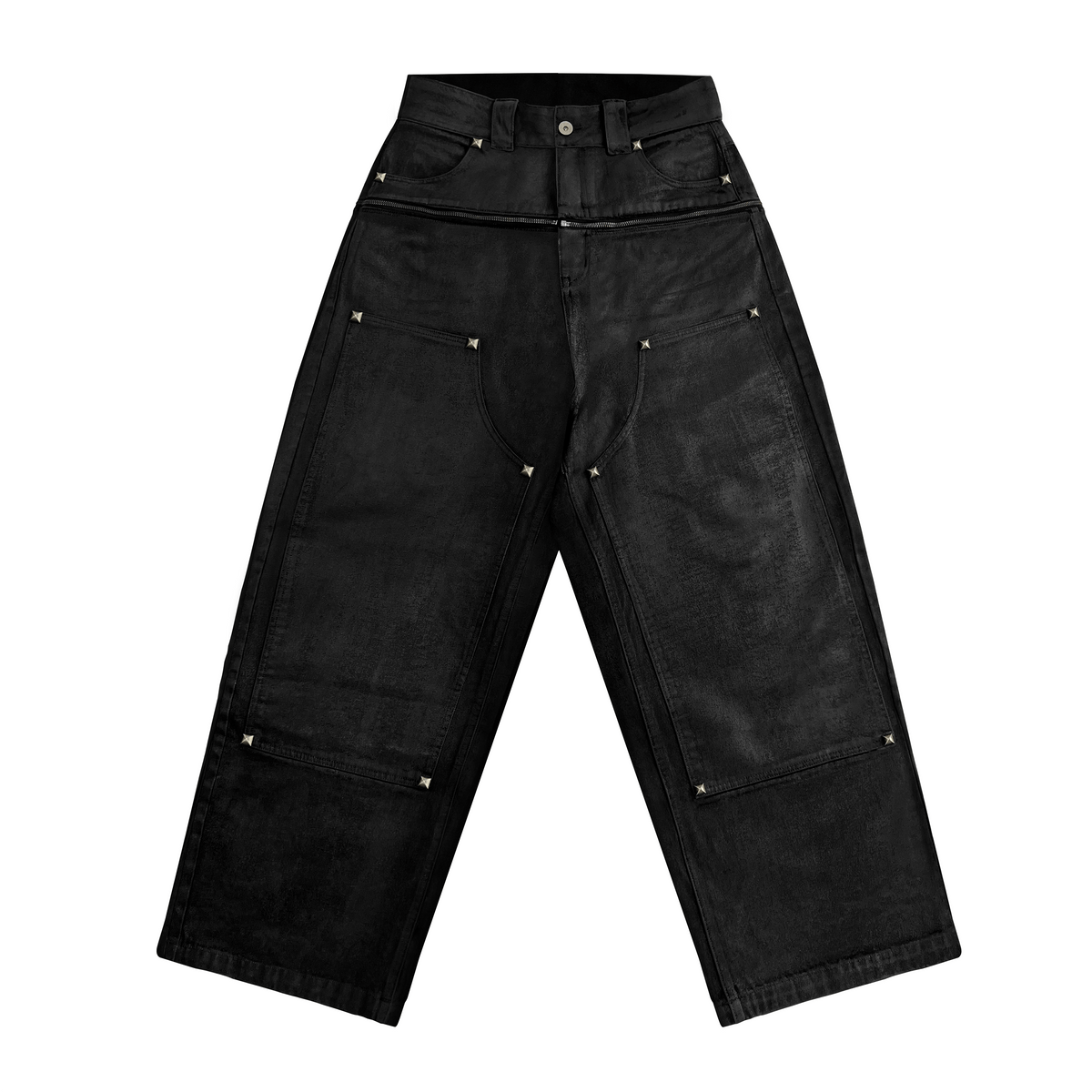 DRILL WAXED JEANS