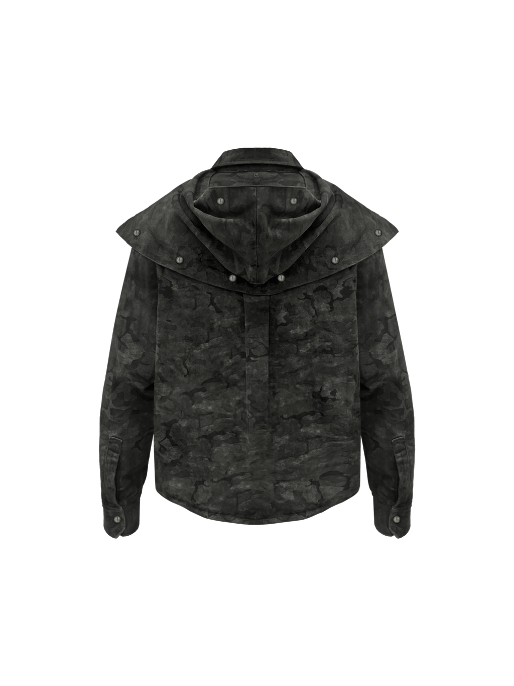 Camo Rivet Shirt Jacket